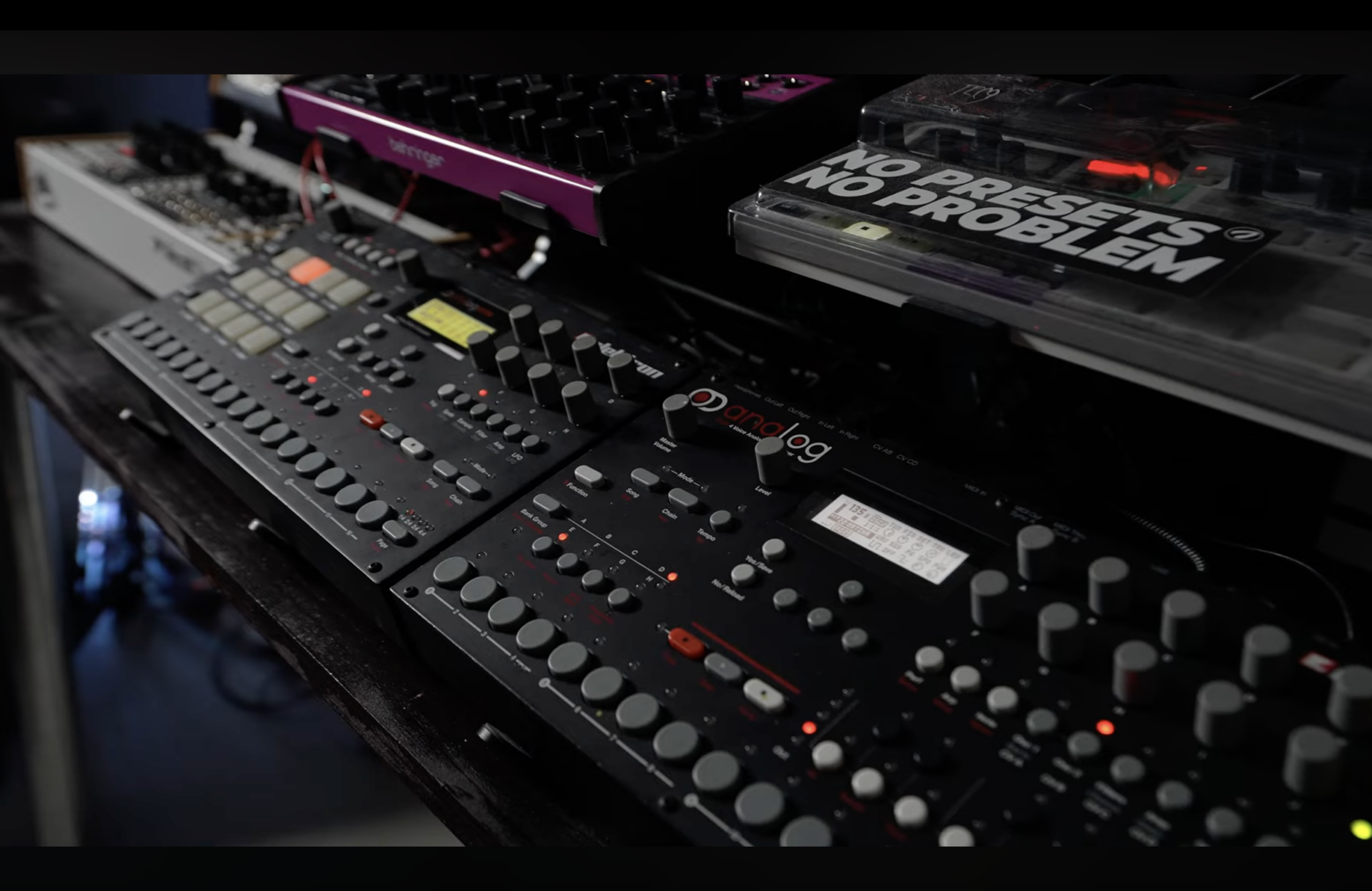 Hardware synthesizers and drum machines